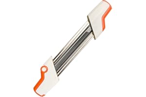 2 in 1 Chainsaw Sharpener, Easy File Chain Saw Sharpener Tool for 0.325'' Pitch - 3/16" (4.8mm) File Diameter Safe Faster Fil