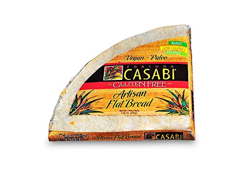 Casabi Casabe Artisan Flatbread (Cassava Bread), Naturally Gluten-Free, Vegan, Paleo, Made of 100% Yuca Root. 7 oz/pack (2-Pack)