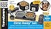 Dog Travel Food Set for Small Dogs (Black) - 7pk Including Collapsible Bowls, Carriers, Scooper, Place Mat, Bag