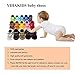 YIHAKIDS Baby Tassels Shoes Soft Leather Sole Infant Kids Crib Toddler First Walker Moccasins Black(Size 5,6-12 Months/4.9in)