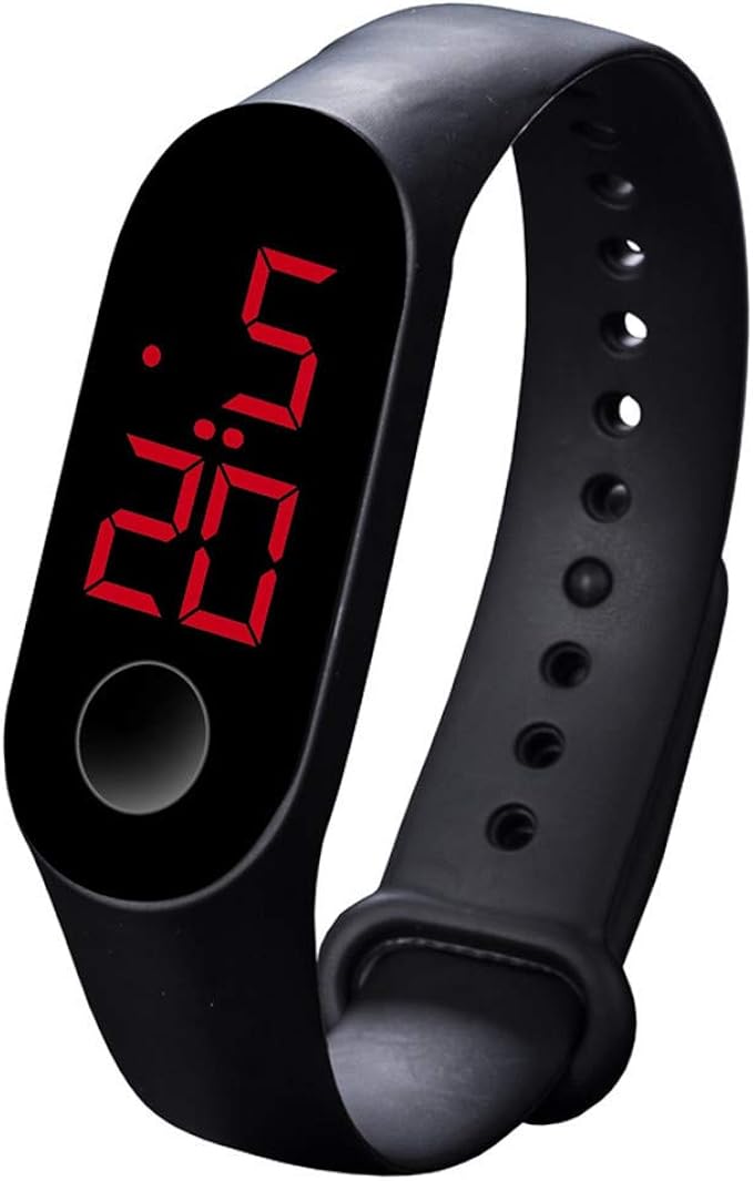 digital watch rubber band