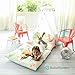 Butterfly Craze Kid's Floor Pillow Bed Cover - Use as Nap Mat, Portable Toddler Bed Alternative for Sleepovers, Travel, Napping, or as a Lounger for Reading, Playing. Cover Only!