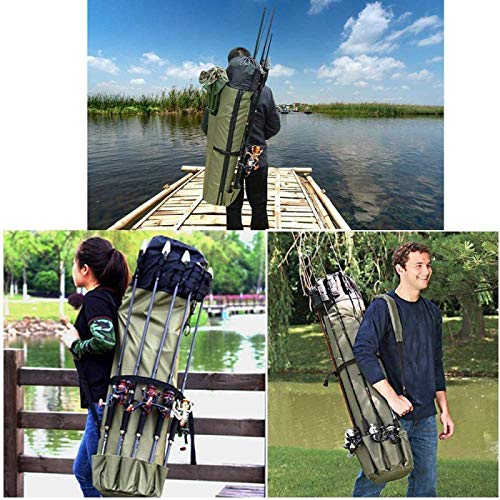HAOLIN Rod Fischen Tragetasche Fischen-Werkzeuge Aufbewahrungstasche Rollentasche Wasserdicht Große Kapazitäts-Fishing… – Bild 7