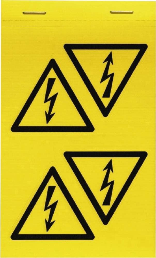 Legrand Weidmüller 1741100000 SYMBOL-P. 50X50X50 B/DR Cable label Colour Labelling field: Yellow Number of ets