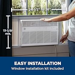 GE Window Air Conditioner 8000 BTU, Wi-Fi