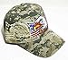 3D Emboridered Patriotic USA American Flag Flying Bird Design Baseball Cap Hat Visor (Army Digital Camo)