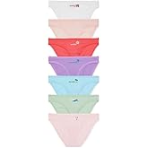 Victoria's Secret Women's Cotton Bikini Underwear, Moderate Coverage Panties for Women, Multi Pack (XS-XXL)