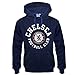 Chelsea FC Official Soccer Gift Mens Fleece Graphic Hoody Blue