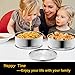 Stackable Steamer Insert Pans, Stainless Steel Insert Steamer for 6/8 Quart Instant Pot Pressure Cooker Baking Lasagna Pans Pot in Pot Accessories Cook 2 foods at Once