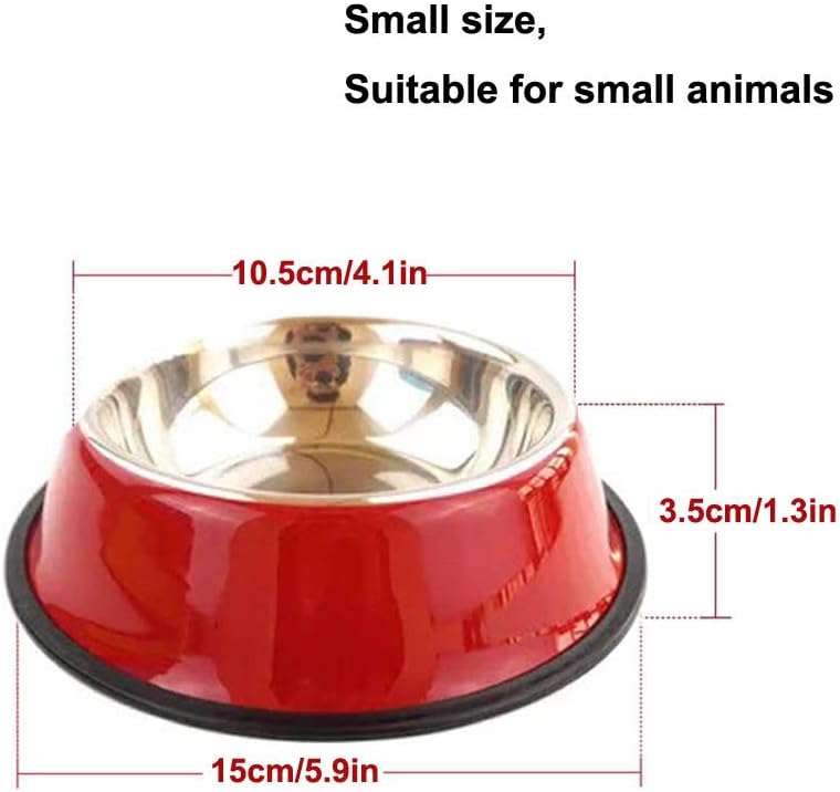 SUOXU Dog Bowls,Pieces Stainless Stee Cat Bowls for Kittensl,Non-Slip Cat Feeding Bowls,Multifunctional Dog Cat Food Bowl - Image 3