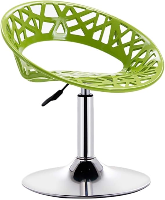 Bar Stool, Plastic Seat 360° Rotation Height Adjustable