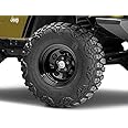 Mammoth 8 Black Steel Wheel; 15x10; -45mm Offset Compatible for 97-06 Jeep Wrangler TJ