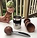 Ice Cream Scoop Set By Checkered Chef. Scoops Perfect Balls Of Ice Cream And Gelato - Great For Sundaes And Cones. Includes Free Metal Cup To Scoop Like A Professional. 100% Dishwasher Safe.