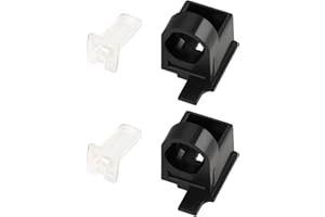 eMagTech 2 Sets Console Hinge Holder Hinge Insert Compatible with Nintendo 3DS XL