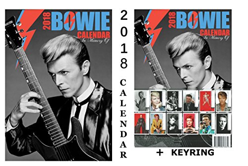 DAVID BOWIE CALENDAR 2018 + DAVID BOWIE KEYRING