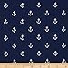 Michael Miller Out To Sea Anchors Away Navy Fabric By The Yard