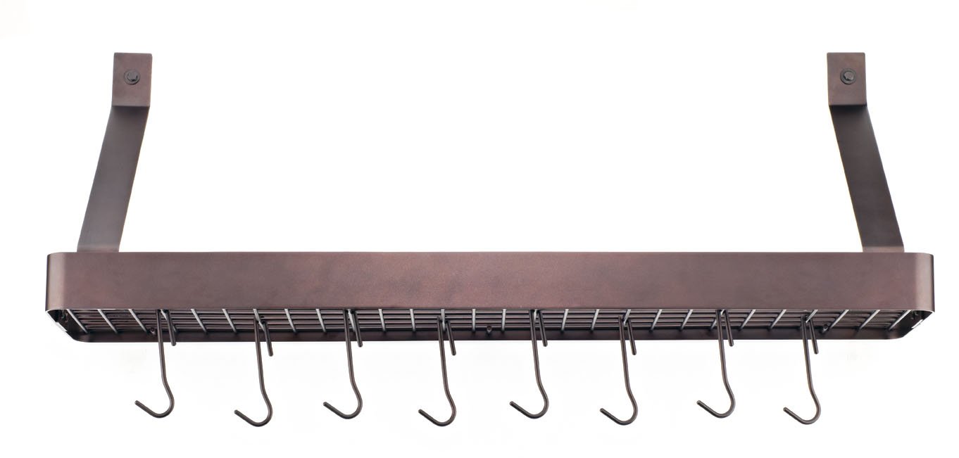 Best square grid wall mount pot rack