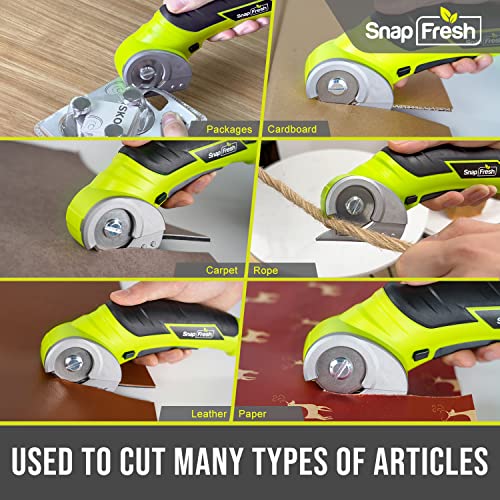 4V Electric Scissor Replacement Blades - 2 Pack Blades For Cardboard Cutter - Fits WX082L/WX081L Models