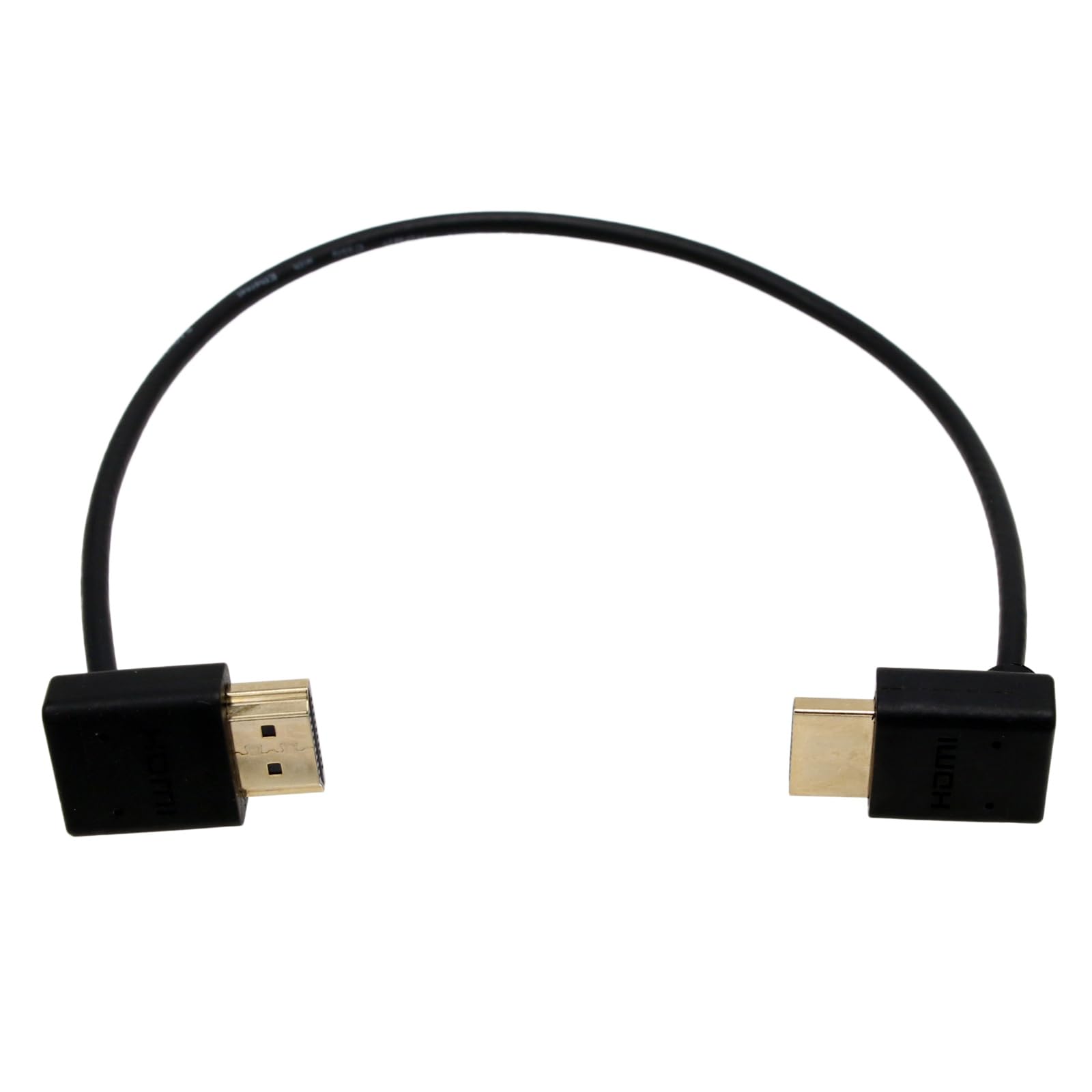 HangTon HDMI 8K 30p 4K 60p UHD Cable for ATOMOS Shinobi Portkeys BM5 FEELWORLD Blackmagic Video Assist 4K Monitor Sony FX9 Canon EVA-1 Camera Type A HDMI 2.1 L-Shape 30cm