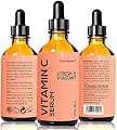 24h-SALE: 2 oz Vitamin C Serum - Facelift in a Bottle #1 - 100% Vegan Anti Aging Serum - SEE RESULTS OR MONEY-BACK - Big 2 ounce (Twice the Size) with the Same Premium Ingredients - Vitamin C (20%), Hyaluronic Acid (11%), Amino Blend, Ferulic Acid and Vit