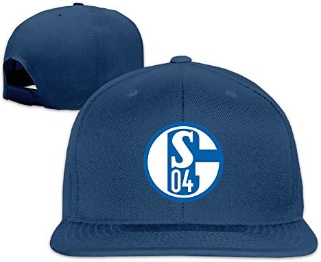 MSKOOK FC Schalke 04 Snapback Flat Baseball Cap&amp;Hat For Unisex