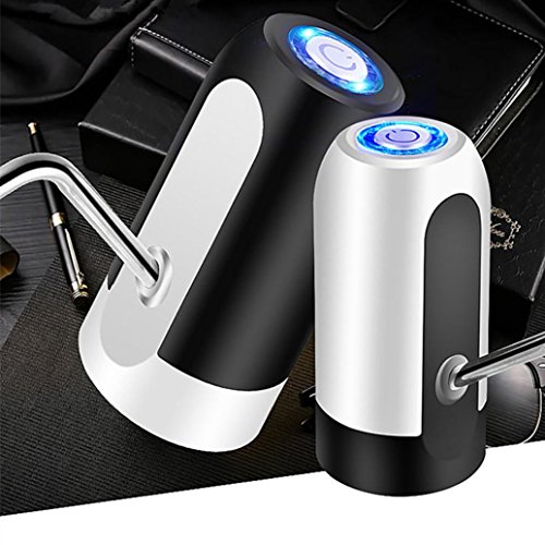 Liping Electric Pump USB Rechargeable Drinking Water Dispenser Drinkware Kitchen Tool (Black) - Thumbnail 3