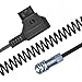 BMPCC 4K Power Cable D-Tap with Reinforcement to BMPCC4K Blackmagic Pocket Cinema Camera 4K Coiled Spiral Power Cable 15.7in-51in