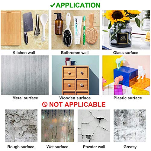 Enjoydeal Reusable Nano Tape, Double Sided Traceless Achesive Tape Reusable Mounting Carpet Stickers Removable Transparent Gel Grip Tape Washable Seamless Tape for Home Office (5M/16.4 FT)