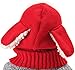 Baby Girls Boys Winter Hat Scarf Earflap Hood Scarves Skull Caps, Red One Size