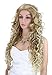 Kalyss Long Curly Blonde Wigs for Women Heat Resistant Wavy Synthetic Fiber Cosplay Costume Full Hair Wig For Women,24 inches 0.66lb