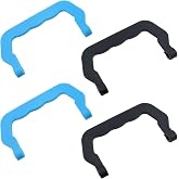 Yocimango Plastic Pet Carrier with Removable Handles, 4-PCS | For Dogs, Cats &amp; Rabbits, Size: 4.3 x 2.32 x 3.13 Inch, Includes 2 Blue &amp; 2 Black