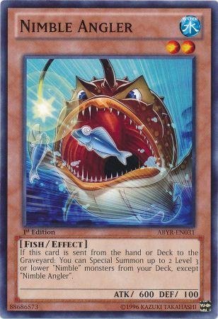 Yu-Gi-Oh! - Nimble Angler (ABYR-EN031) - Abyss Rising - 1st Edition - Common