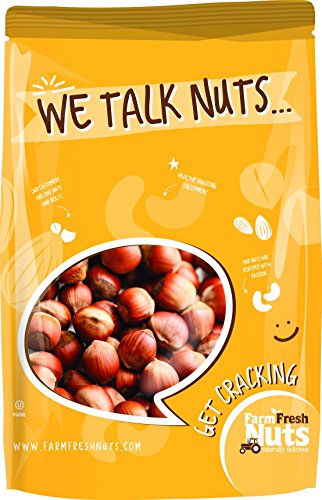 Natural In Shell Filberts/Hazelnuts -Large!! FRESH NEW CROP !! by Farm Fresh Nuts (4 LB)