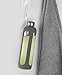 Swig Savvy Glass Water Bottle, Leakproof Lid, Silicone Sleeve, 20 oz (Gray)