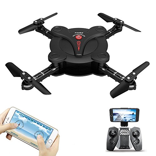 Goolsky fq17w mini rc quadcopter foldable drone with wi…