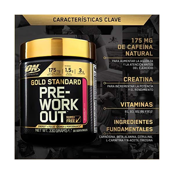 Optimum Nutrition Gold Standard Pre Workout en Polvo Optimum Nutrition Gold Standard Pre Workout en Polvo