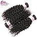 Beauty Forever Hair 18 20 22 inch Brazilian Virgin Curly Hair Weave 3 Bundles 100% Unprocessed Human Hair Extensions Natural Color (100+/-5g)/ Pc