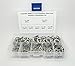 Guard4U 500Pcs 7-Size Stainless Steel Split Lock Washers Assortment Kit, for M2 M3 M4 M5 M6 M8 M10 Screws Bolt