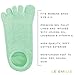 LE EMILIE Moisturizing Gel Heel Socks | Perfect for Healing Dry Cracked Heels and Feet | Infused with Aromatherapy Blend of Lavender and Jojoba Oil | 1 Pair, Green
