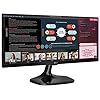 LG-UltraWide-25UM58-25-inch-IPS-Monitor-2560-x-1080-HDMI-250-cdm2-5ms-Black LG Electronics UltraWide Monitor 25UM58, 25 inch, 1080p, 60Hz, 5 ms, IPS Display, Energy Saving, HDMI, Wall Mountable…