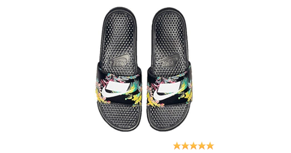 nike benassi jdi slides floral