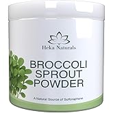 Heka Naturals Organic Broccoli Sprout Powder | 100% Pure Superfood from Sprouted Seeds - Sulforaphane-Rich, Vegan, Non-GMO, Additive-Free - Large (14oz)