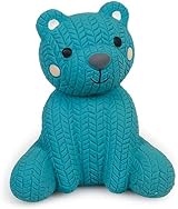 Petface Little Petface Teddy Bear Latex Chew Toy Blue Small