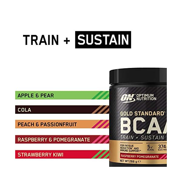 Optimum Nutrition Gold Standard BCAA, Amino Acid Powder, Vitamin C with Zinc, Magnesium and Electrolytes, Immune Booster…