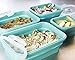 Collapsible Food Storage Containers with Lids (4 Pieces)