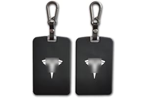 TANDRIVE 2PCS Silicone Key Card Holder Case Compatible with Tesla Model 3 and Model Y，Key Protector Cover Accessories Including Key Chain, Black and Black