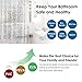 Feagar Shower Curtain Liner (EVA, 72Wx72L)