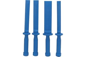 Nylon Plastic Chisel Set, Universal Scraper Remover Tool Kit, Non Marring Composite Scraper for Adhesive Caulk Decals and Pai