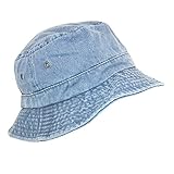 Dorfman Pacific Cotton Packable Summer Travel Bucket Hat, Large/Xlarge, Navy