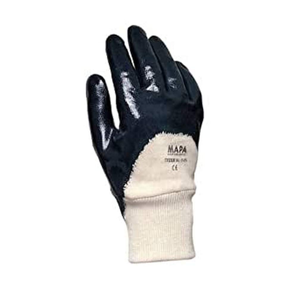 TITAN 391 Heavy Duty Work Gloves, Workman, Work Site, Builders, Construction Waste Collection, Protective Gloves Blue 9 Large (1 Pair) Tough Safety Gloves
